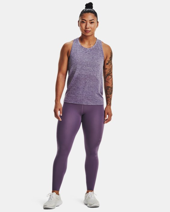 Women's UA Fly-Fast Elite Ankle Tights in Purple image number 2